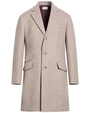 Brunello Cucinelli Coat Wool - Natural