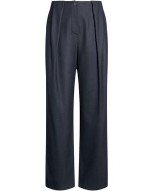 Semicouture Midnight Pants Virgin Wool, Elastane - Blue