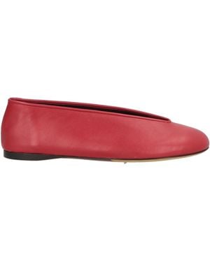 Moschino Couture Ballet Flats Leather - Red
