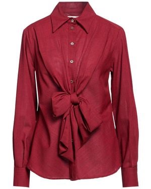 Ottod'Ame Shirt Virgin Wool, Polyester, Viscose - Red