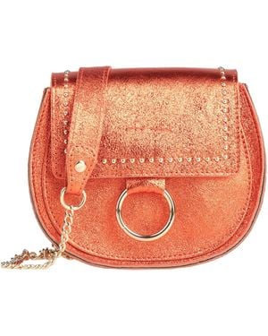 Marlon Cross-Body Bag Soft Leather - Orange