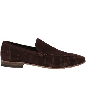 JP/DAVID Dark Loafers Leather - Brown