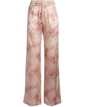 Kiton Pants Silk - Pink