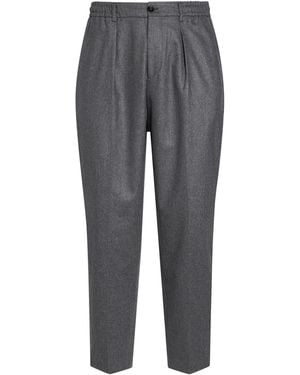 BE ABLE Trousers Virgin Wool, Polyamide, Cashmere - Grey