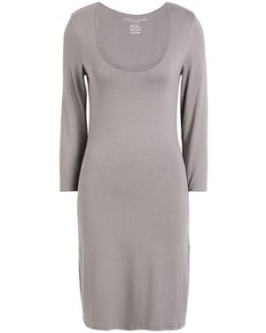 Majestic Filatures Mini Dress Viscose, Elastane - Grey