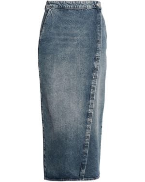 ARMANI EXCHANGE Denim Skirt Cotton, Elastane - Blue