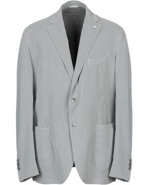 L.B.M. 1911 Light Blazer Cotton, Elastane, Nylon - Gray