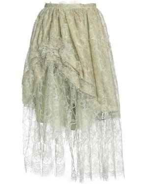 Ermanno Scervino Midi Skirt - White