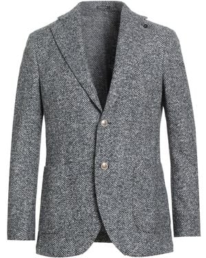 BRERAS Milano Blazer Cotton, Acrylic, Polyester, Virgin Wool - Gray