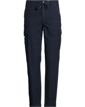 Aeronautica Militare Essential Midnight Trousers Cotton, Linen, Elastane - Blue