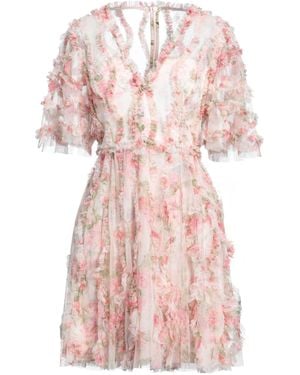 Needle & Thread Light Mini Dress Nylon - Pink