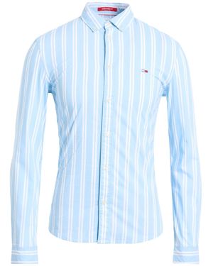 Tommy Hilfiger Sky Shirt Cotton, Polyester, Elastane - Blue