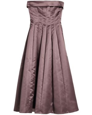 Philosophy Di Lorenzo Serafini Vestito Midi - Viola
