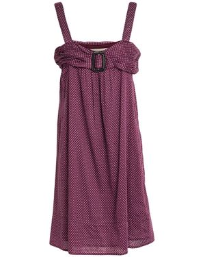 Burberry Mini Dress Cotton - Purple