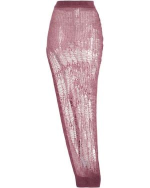 Rick Owens Maxi Skirt - Red