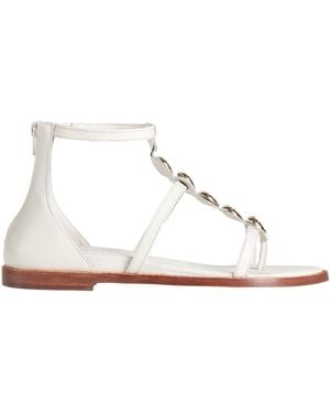 Emanuélle Vee Sandals Leather - White