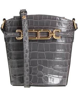 Tom Ford Bolso Con Bandolera - Gris