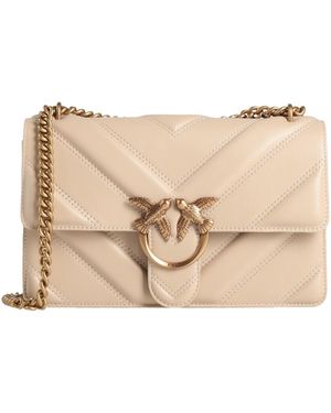 Pinko Cross-Body Bag Cow Leather - Natural