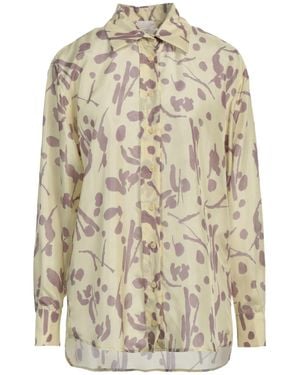 Alysi Pastel Shirt Silk - White