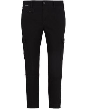 Dolce & Gabbana Trousers Cotton, Elastane, Polyurethane - Grey