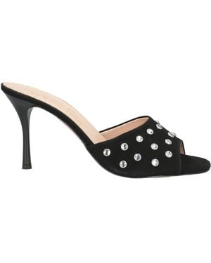J.A.P. JOSE ANTONIO PEREIRA Sandals - Black