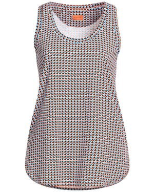 Fisico Tank Top Polyamide, Elastane - Orange