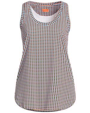 Fisico Tank Top Polyamide, Elastane - Orange