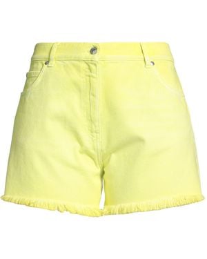 MSGM Denim Shorts - Yellow