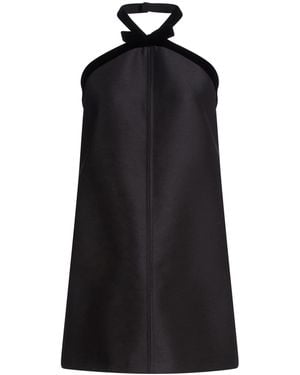 Tom Ford Mini Dress Wool, Silk - Black