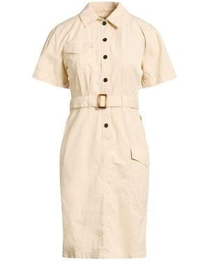 Woolrich Mini Dress Cotton - Natural