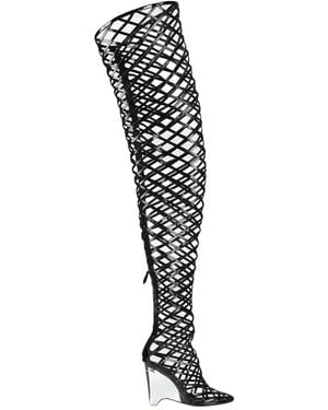 Alaïa Boot Leather - Black