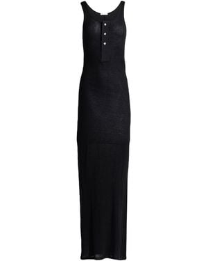 Ami Paris Maxi Dress Cotton - Black