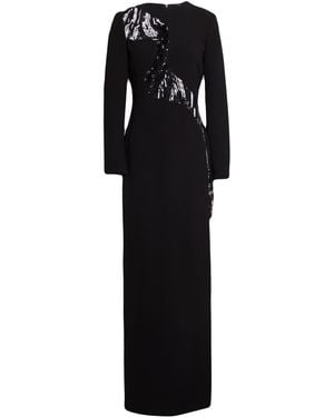 Just Cavalli Maxi Dress Polyester, Elastane - Black