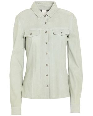 Giorgio Brato Shirt Leather - Blue