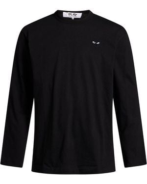 COMME DES GARÇONS PLAY T-Shirt Cotton - Blue