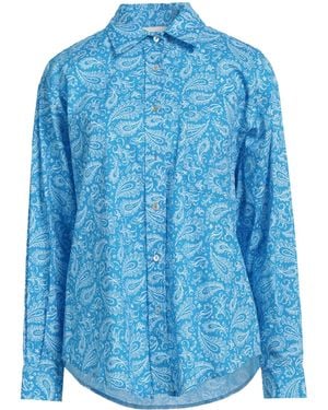 Another Label Shirt Cotton, Elastane - Blue