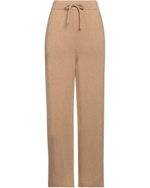 LE17SEPTEMBRE Knitted Drawstring Relaxed Pants - Natural
