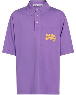 Acne Studios Polo - Morado