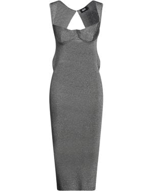 Gcds Midi Dress Viscose, Polyester - Grey