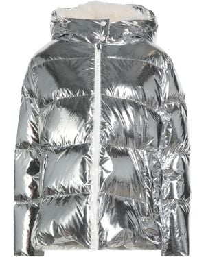 Yves Salomon Puffer Lambskin - Grey