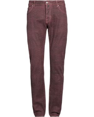 Jacob Cohen Pants Cotton, Elastane, Polyester - Purple