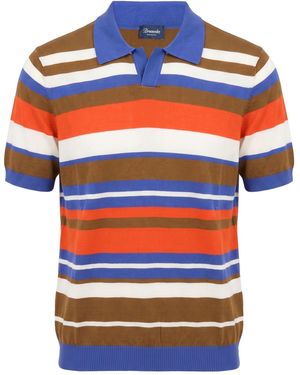 Drumohr Polo Shirts - Blue