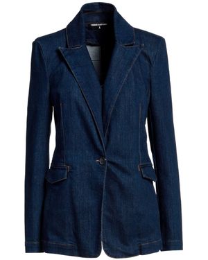 Patrizia Pepe Blazer Cotton, Polyester, Polyamide, Elastane - Blue