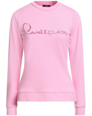 Roberto Cavalli Sweatshirt Cotton, Polyester - Pink