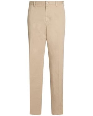 Incotex Pants Cotton, Elastane - Natural