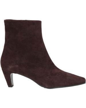 Bianca Di Ankle Boots Leather - Brown