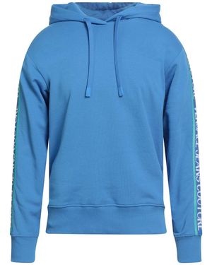 Versace Jeans Couture Azure Sweatshirt Cotton, Elastane - Blue