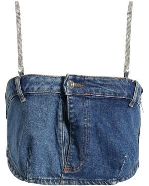 Liu Jo Top Cotton, Elastane - Blue