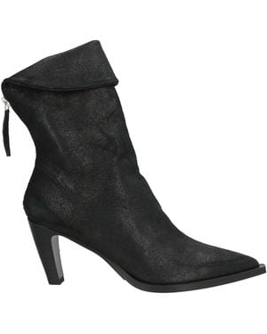 Halmanera Botines De Caña Alta - Negro