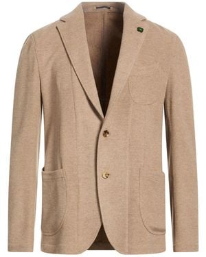 Lardini Blazer Wool, Cashmere - Natural